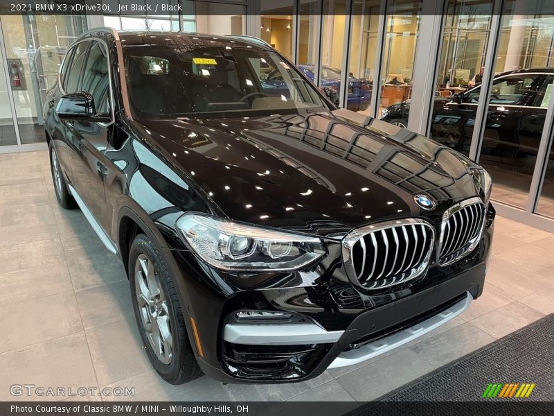 Jet Black / Black 2021 BMW X3 xDrive30i