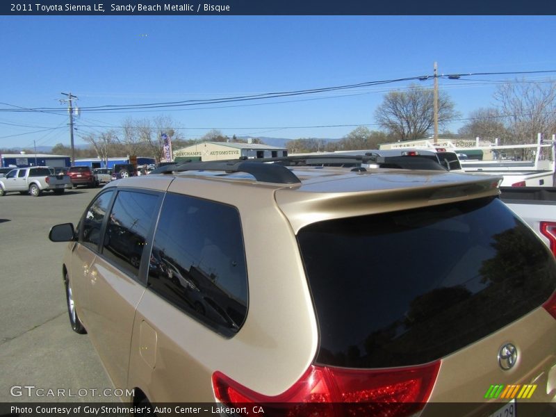 Sandy Beach Metallic / Bisque 2011 Toyota Sienna LE