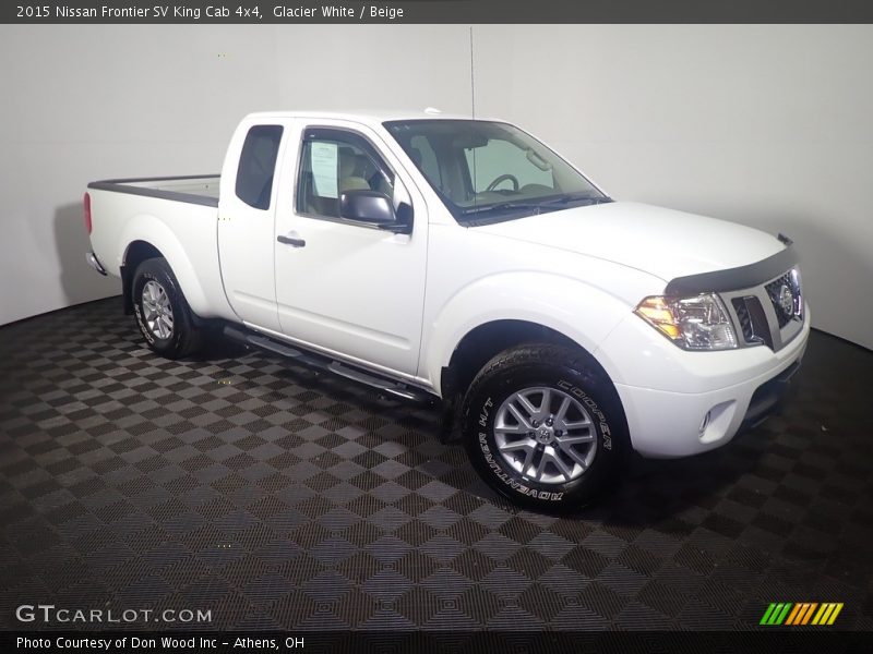Glacier White / Beige 2015 Nissan Frontier SV King Cab 4x4
