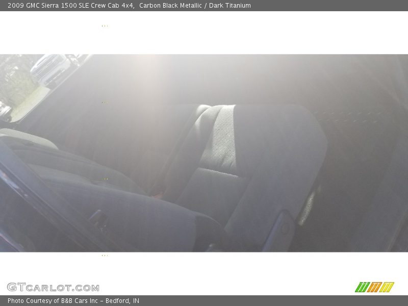 Carbon Black Metallic / Dark Titanium 2009 GMC Sierra 1500 SLE Crew Cab 4x4