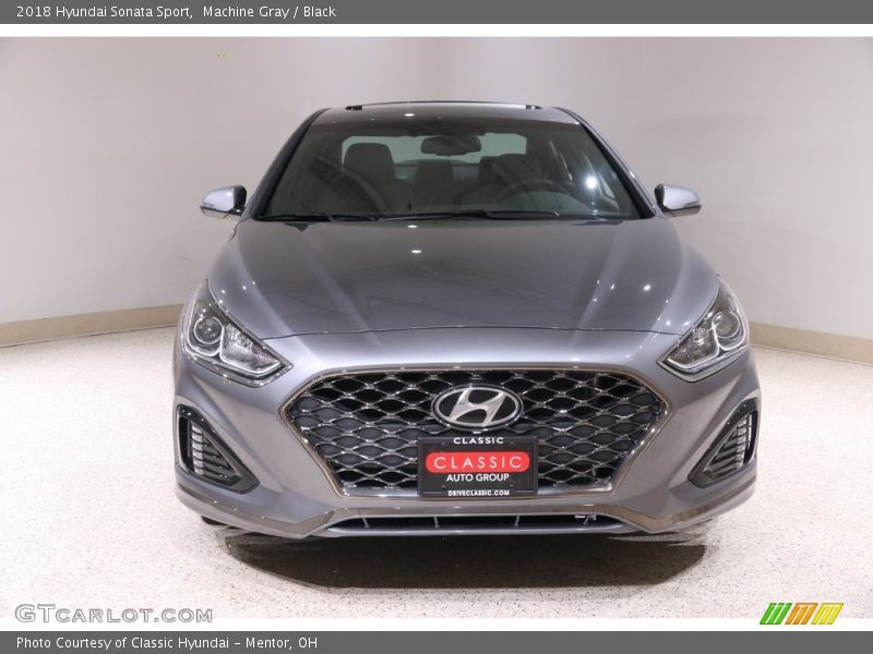 Machine Gray / Black 2018 Hyundai Sonata Sport
