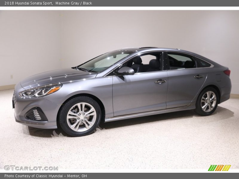 Machine Gray / Black 2018 Hyundai Sonata Sport