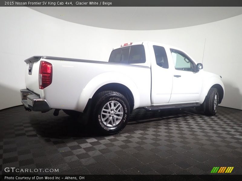 Glacier White / Beige 2015 Nissan Frontier SV King Cab 4x4