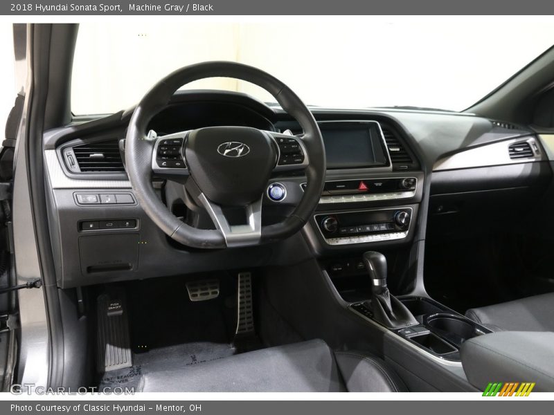 Machine Gray / Black 2018 Hyundai Sonata Sport