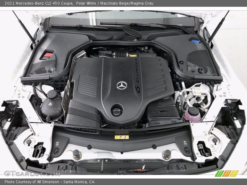 Polar White / Macchiato Beige/Magma Gray 2021 Mercedes-Benz CLS 450 Coupe