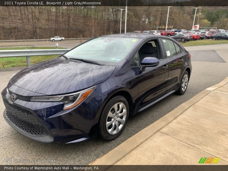 Blueprint / Light Gray/Moonstone 2021 Toyota Corolla LE