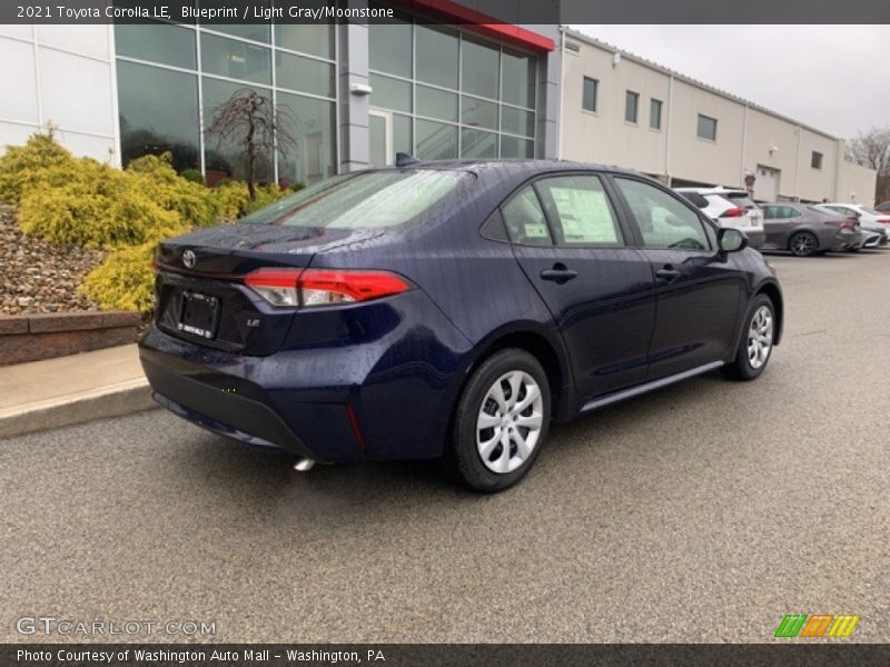 Blueprint / Light Gray/Moonstone 2021 Toyota Corolla LE