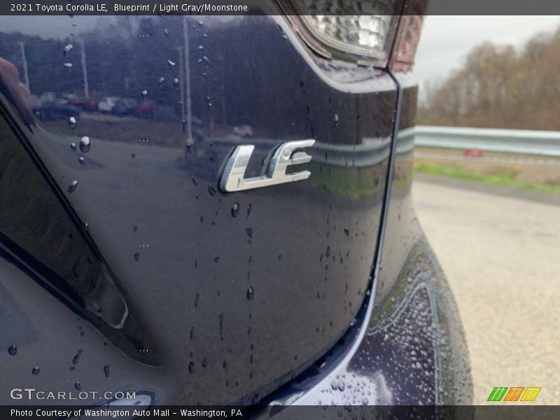 Blueprint / Light Gray/Moonstone 2021 Toyota Corolla LE