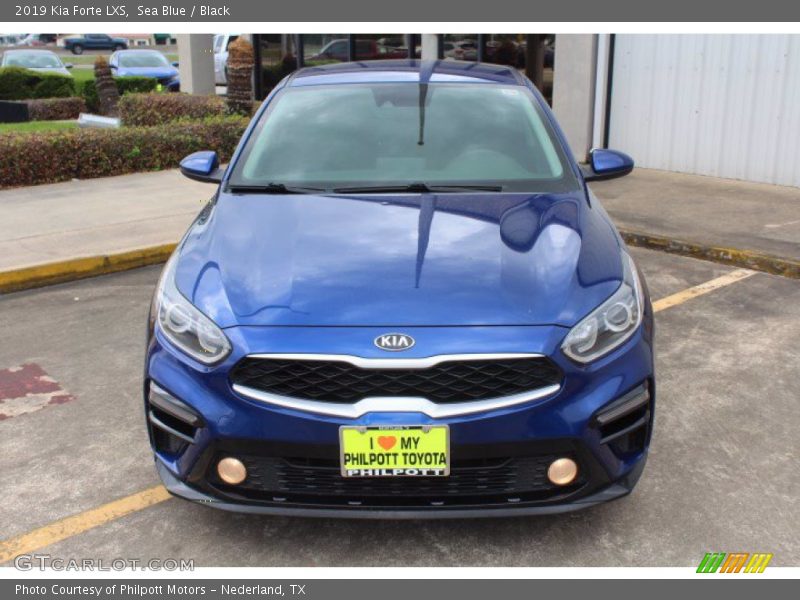 Sea Blue / Black 2019 Kia Forte LXS