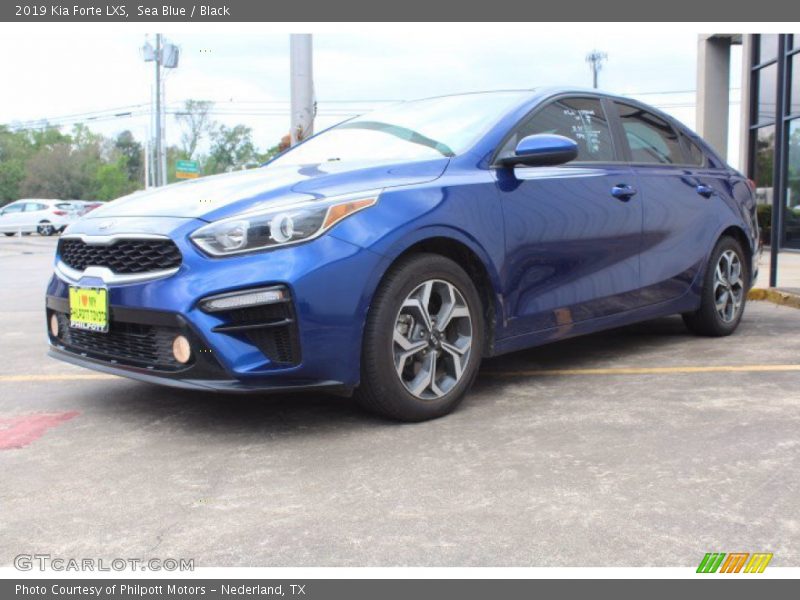 Sea Blue / Black 2019 Kia Forte LXS
