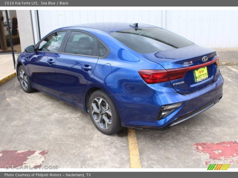 Sea Blue / Black 2019 Kia Forte LXS