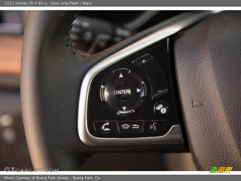Sonic Gray Pearl / Black 2021 Honda CR-V EX-L