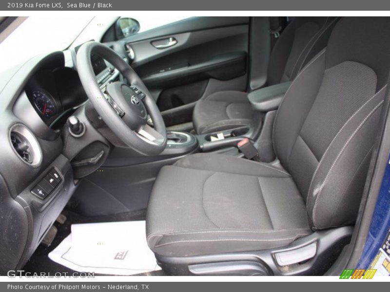 Sea Blue / Black 2019 Kia Forte LXS
