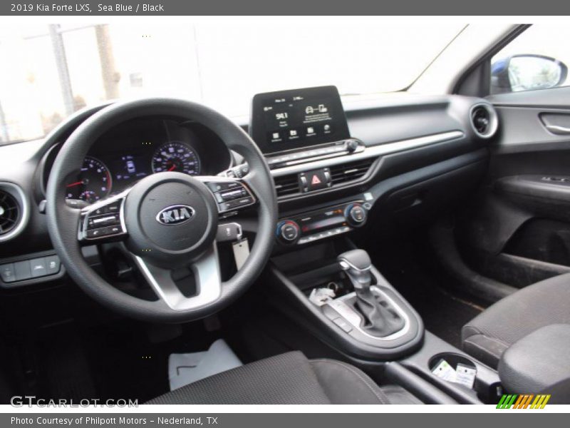 Sea Blue / Black 2019 Kia Forte LXS