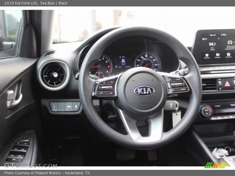 Sea Blue / Black 2019 Kia Forte LXS