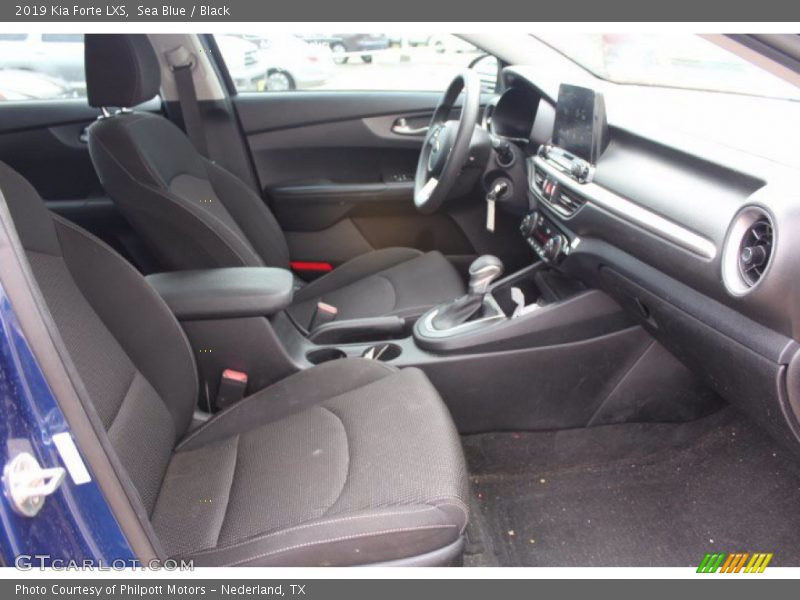 Sea Blue / Black 2019 Kia Forte LXS