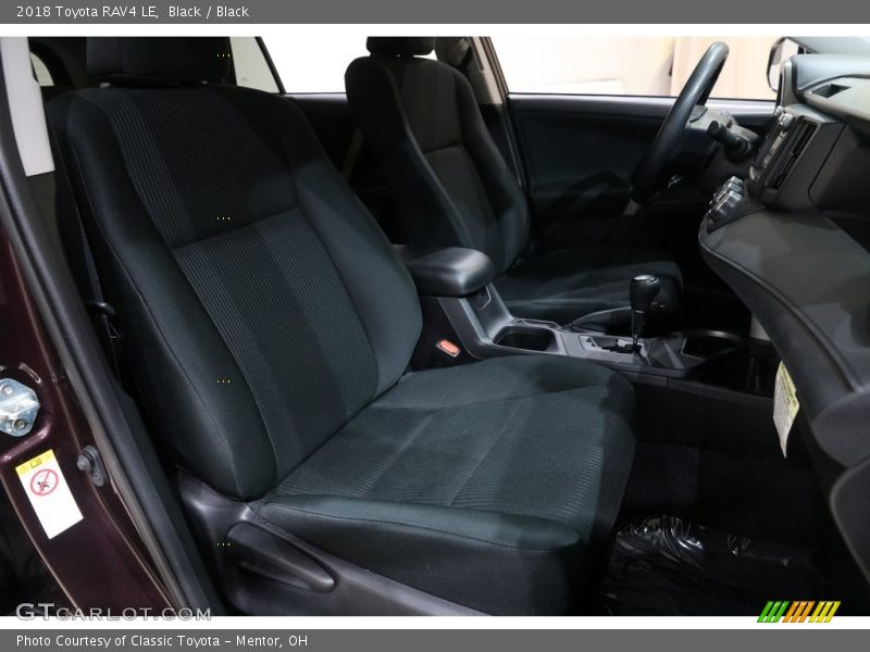 Black / Black 2018 Toyota RAV4 LE