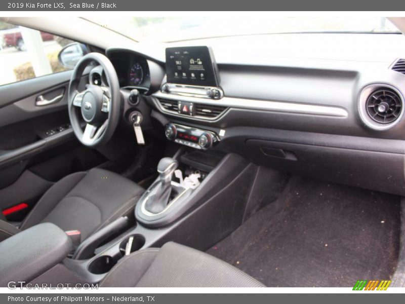 Sea Blue / Black 2019 Kia Forte LXS