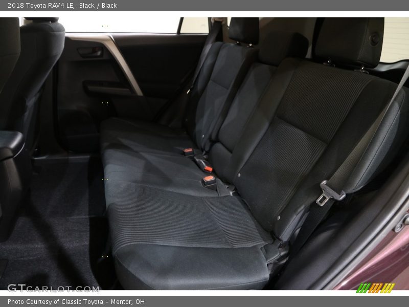 Black / Black 2018 Toyota RAV4 LE