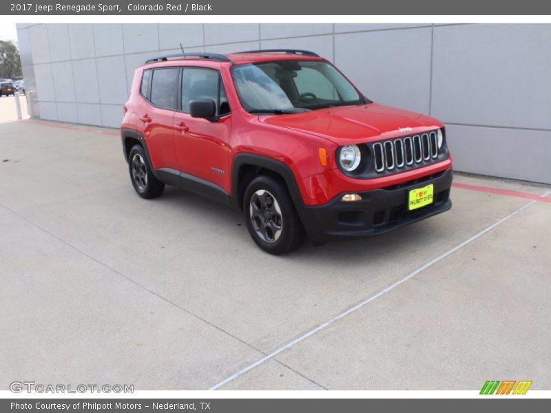 Colorado Red / Black 2017 Jeep Renegade Sport