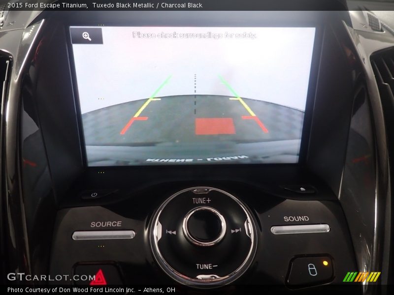 Tuxedo Black Metallic / Charcoal Black 2015 Ford Escape Titanium