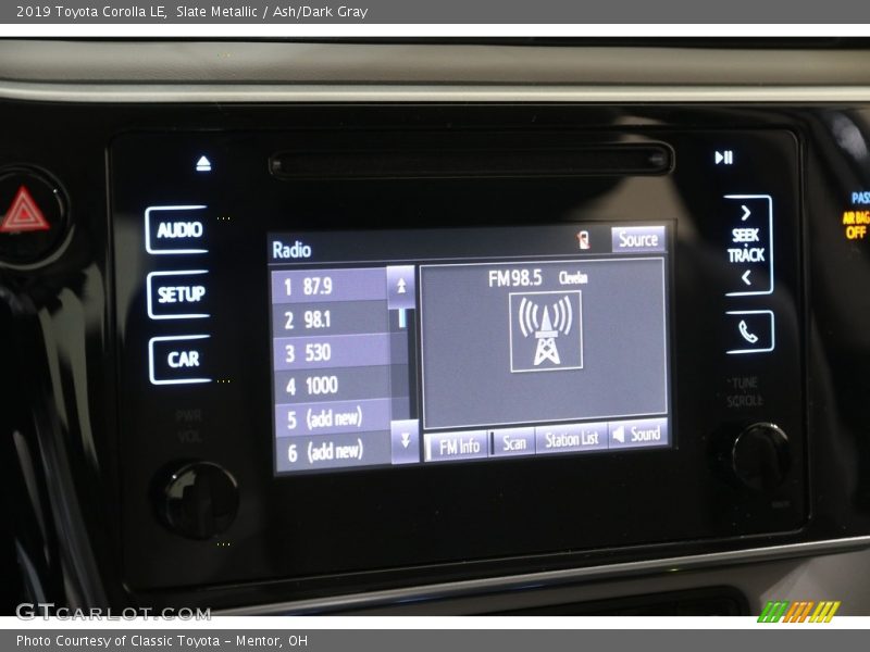 Slate Metallic / Ash/Dark Gray 2019 Toyota Corolla LE