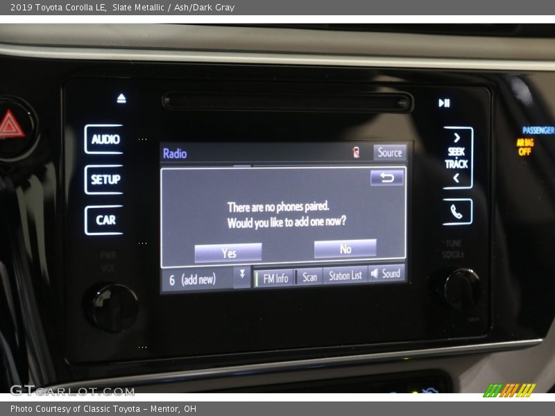 Slate Metallic / Ash/Dark Gray 2019 Toyota Corolla LE