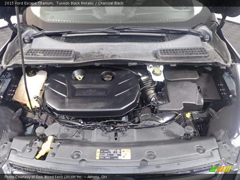 Tuxedo Black Metallic / Charcoal Black 2015 Ford Escape Titanium