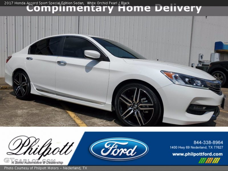 White Orchid Pearl / Black 2017 Honda Accord Sport Special Edition Sedan