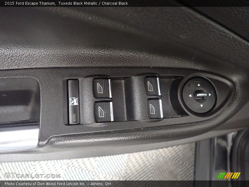 Tuxedo Black Metallic / Charcoal Black 2015 Ford Escape Titanium