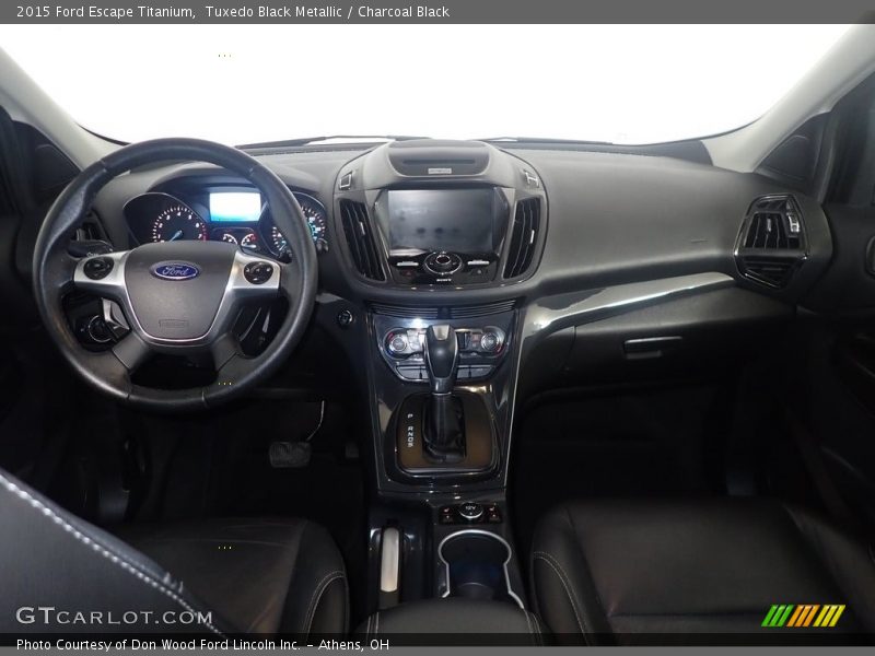 Tuxedo Black Metallic / Charcoal Black 2015 Ford Escape Titanium