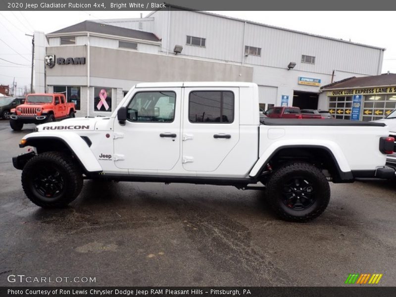 Bright White / Black 2020 Jeep Gladiator Rubicon 4x4