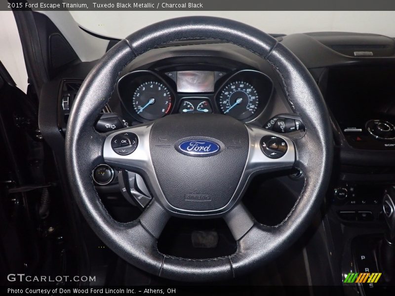 Tuxedo Black Metallic / Charcoal Black 2015 Ford Escape Titanium