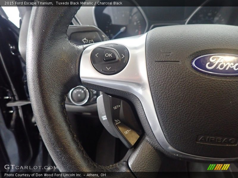 Tuxedo Black Metallic / Charcoal Black 2015 Ford Escape Titanium