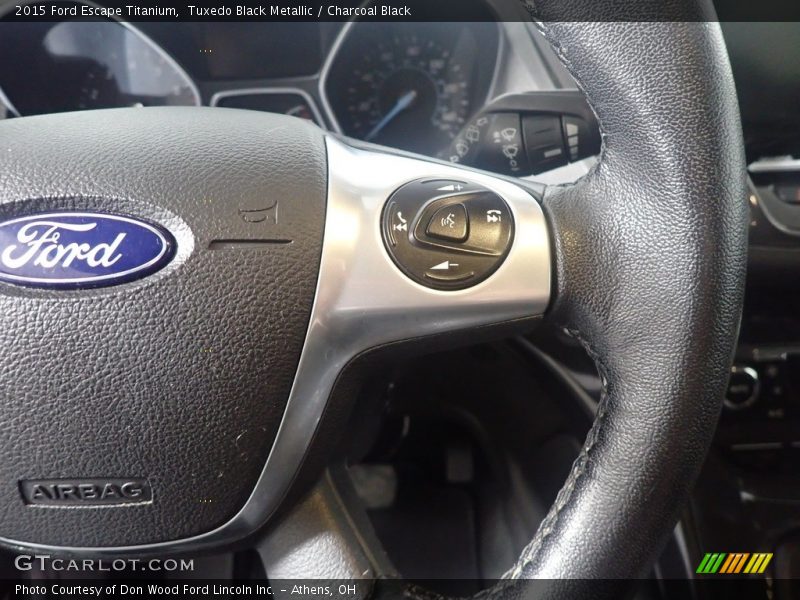 Tuxedo Black Metallic / Charcoal Black 2015 Ford Escape Titanium