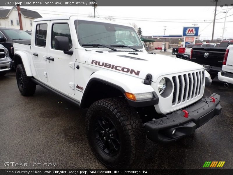 Bright White / Black 2020 Jeep Gladiator Rubicon 4x4