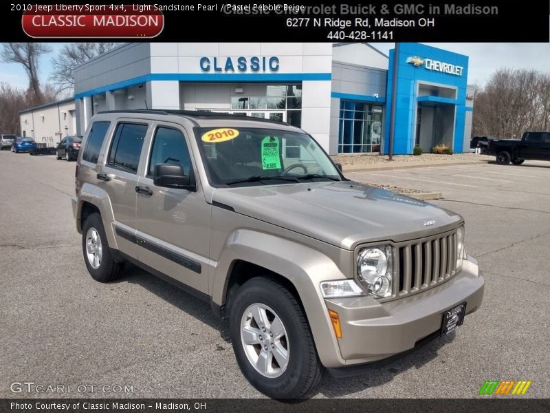 Light Sandstone Pearl / Pastel Pebble Beige 2010 Jeep Liberty Sport 4x4