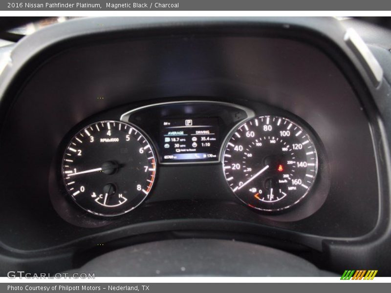  2016 Pathfinder Platinum Platinum Gauges