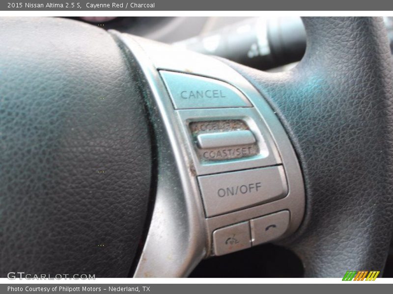 Cayenne Red / Charcoal 2015 Nissan Altima 2.5 S
