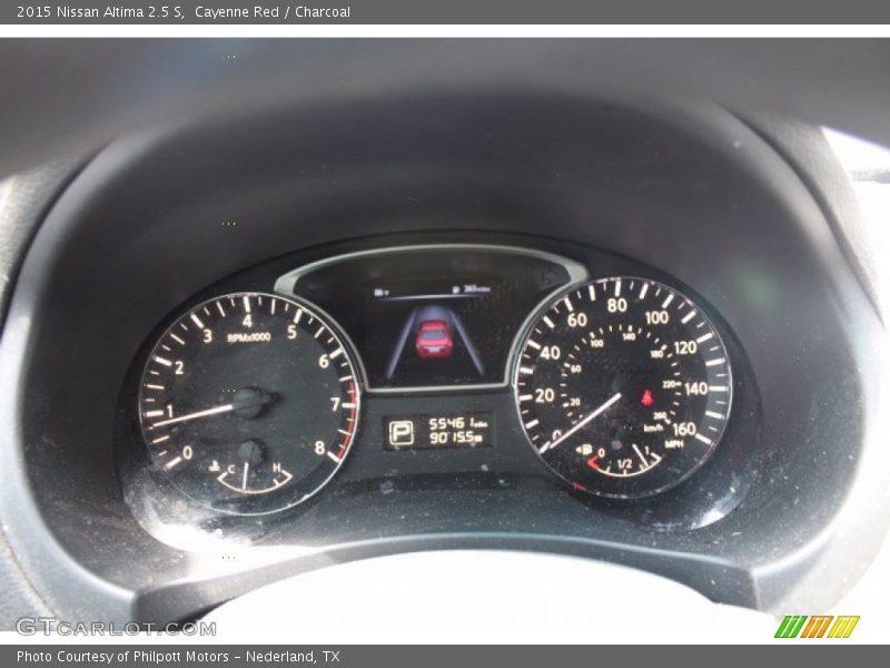 Cayenne Red / Charcoal 2015 Nissan Altima 2.5 S