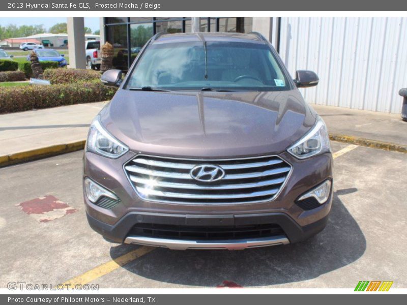 Frosted Mocha / Beige 2013 Hyundai Santa Fe GLS