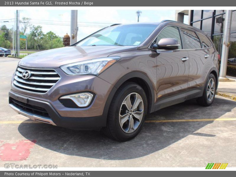 Frosted Mocha / Beige 2013 Hyundai Santa Fe GLS