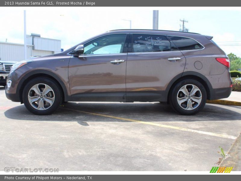 Frosted Mocha / Beige 2013 Hyundai Santa Fe GLS