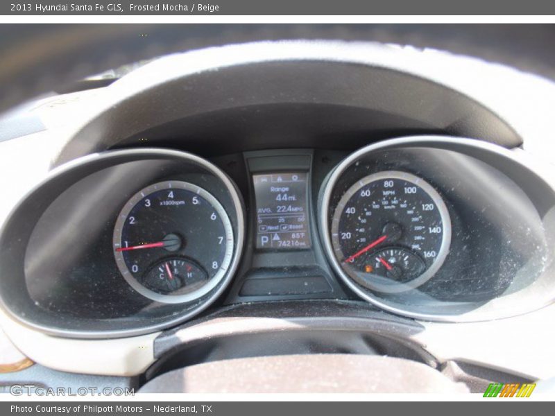 Frosted Mocha / Beige 2013 Hyundai Santa Fe GLS