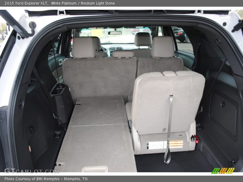 White Platinum / Medium Light Stone 2015 Ford Explorer XLT