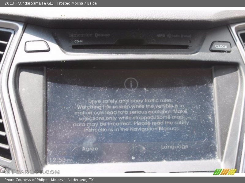 Frosted Mocha / Beige 2013 Hyundai Santa Fe GLS