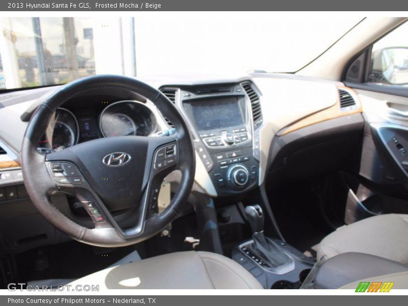 Frosted Mocha / Beige 2013 Hyundai Santa Fe GLS