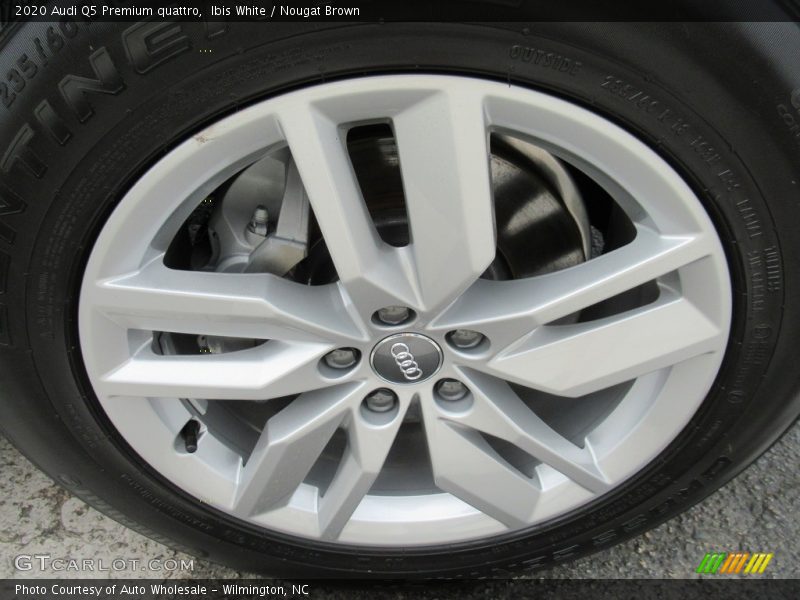 Ibis White / Nougat Brown 2020 Audi Q5 Premium quattro