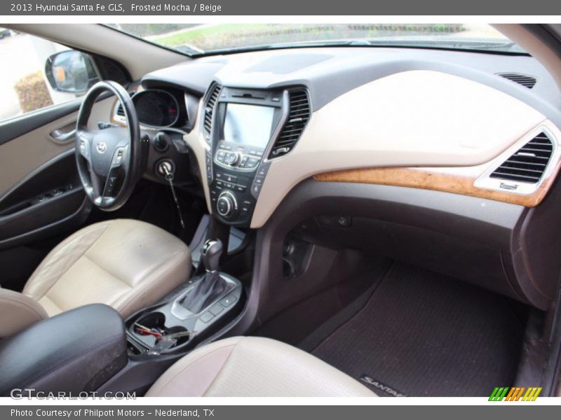 Frosted Mocha / Beige 2013 Hyundai Santa Fe GLS