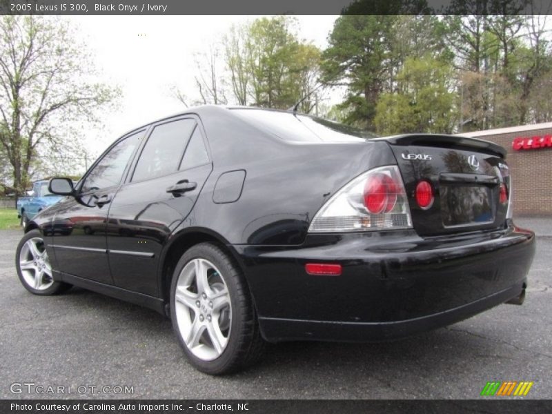 Black Onyx / Ivory 2005 Lexus IS 300